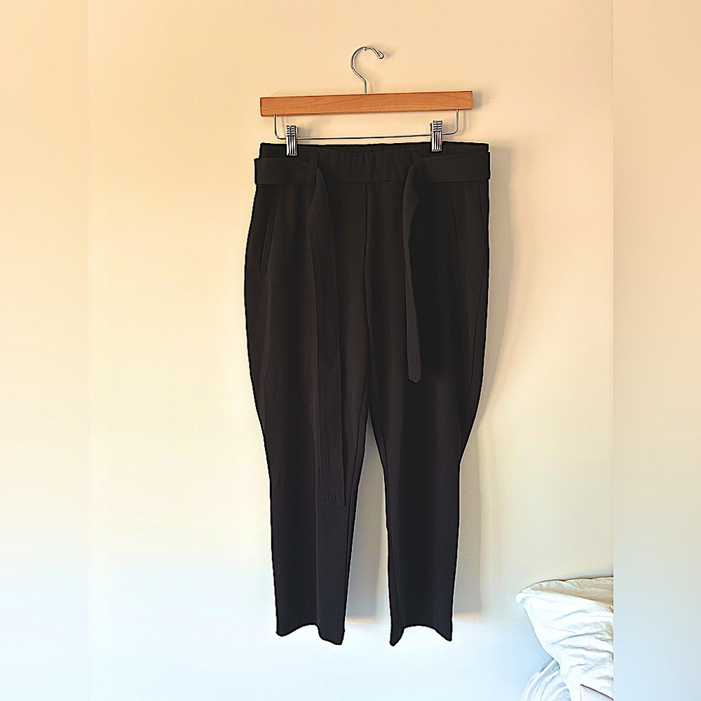 Jules & Leopold Black Belted Pants (Size M)